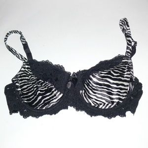 Victorias Secret Bra Zebra Print 36B